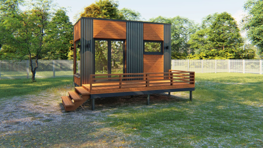 Готовая баня S-12